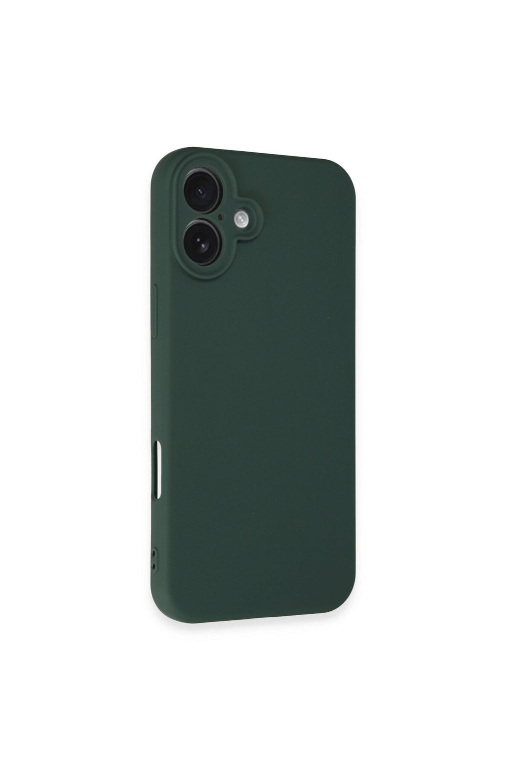 Apple iPhone 16 Plus Uyumlu Kılıf First Silikon - Koyu Yeşil