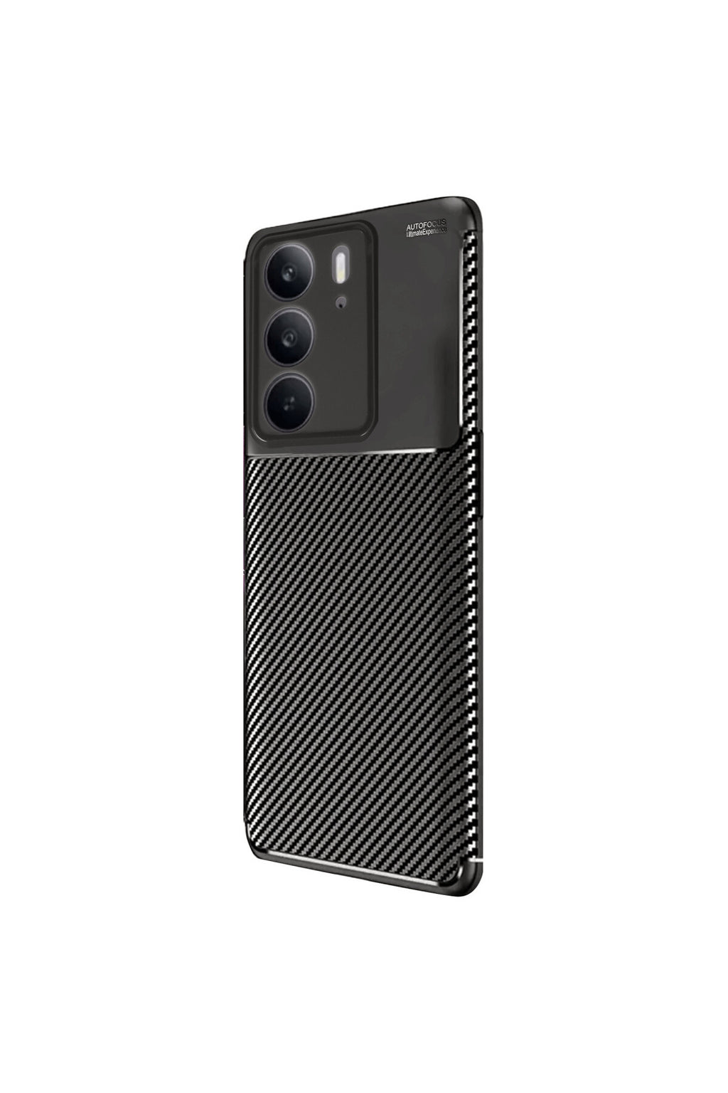 Realme C75 4G Uyumlu Auto Focus Karbon Kapak - Siyah