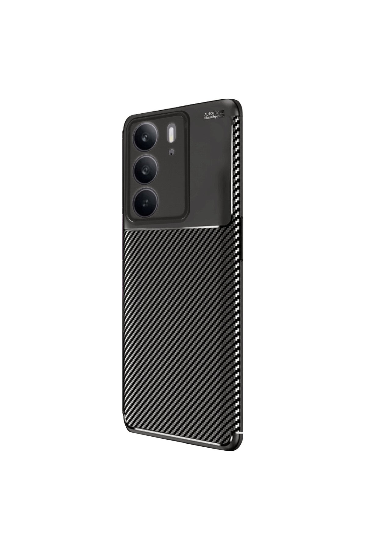 Realme C75 4G Uyumlu Auto Focus Karbon Kapak - Siyah