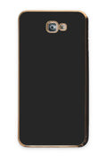 Samsung Galaxy J7 Prime Uyumlu Kılıf Volet Silikon - Siyah