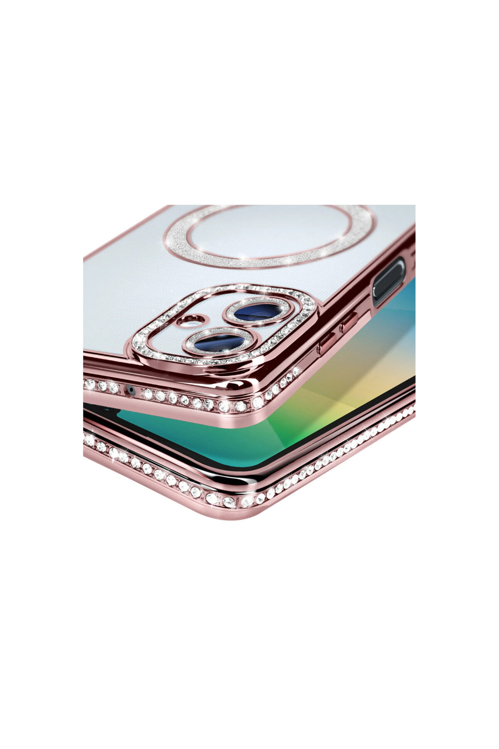 Samsung Galaxy A06 Uyumlu Joke Simli Magneticsafe Kılıf - Pembe