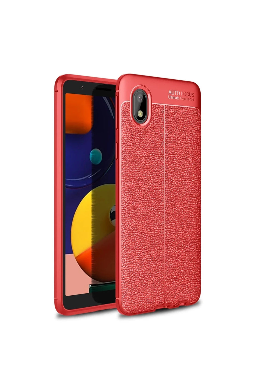Samsung Galaxy A01 Core Uyumlu Kılıf Auto Focus Kapak - Kırmızı