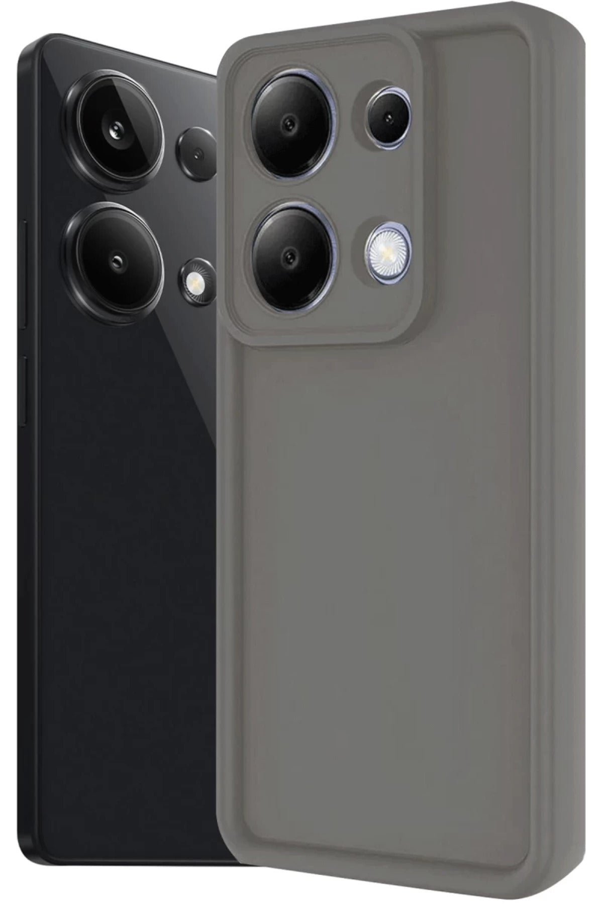 Xiaomi Redmi Note 13 Pro 4G Uyumlu Kılıf Viera Silikon - Gri