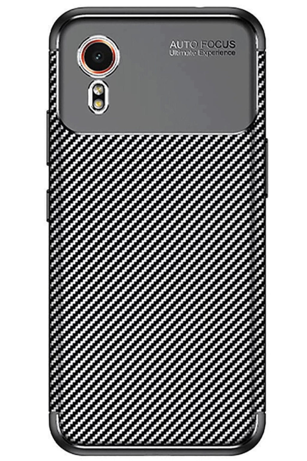 Samsung Galaxy XCover 7 Kılıf Auto Focus Karbon Kapak - Siyah