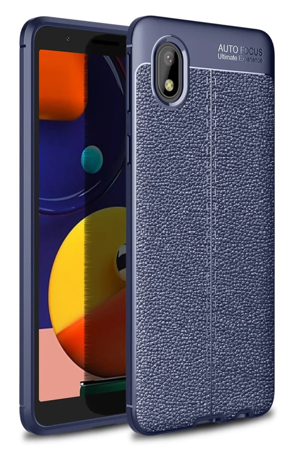 Samsung Galaxy A01 Core Uyumlu Kılıf Auto Focus Kapak - Lacivert