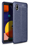 Samsung Galaxy A01 Core Uyumlu Kılıf Auto Focus Kapak - Lacivert