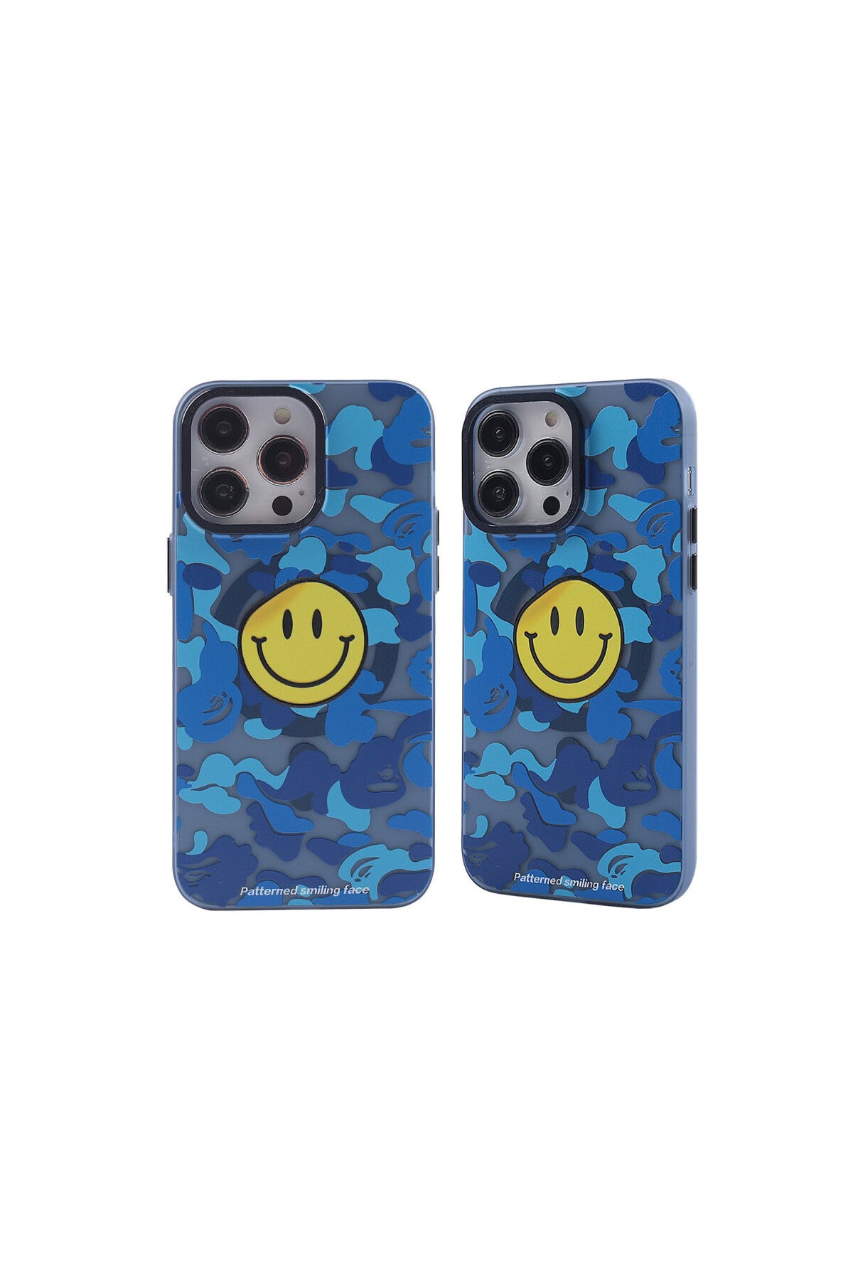 Apple iPhone 14 Pro Max Uyumlu Kılıf Apollo Magneticsafe Desenli Kapak - Apollo Mavi - 1