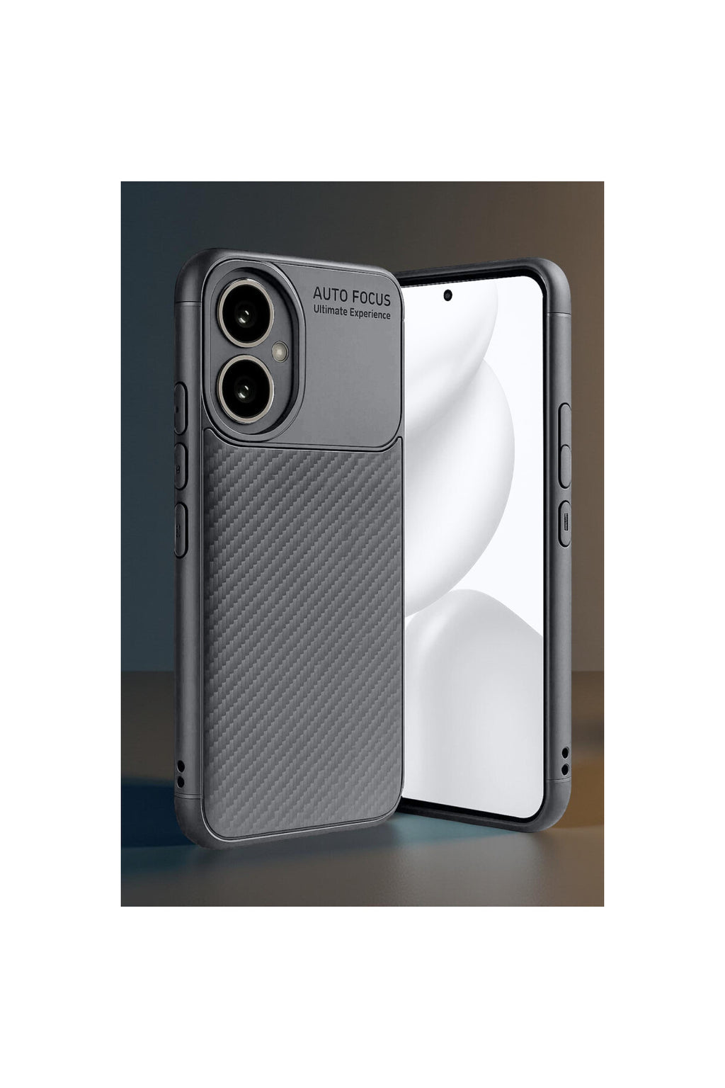 Honor 400 Uyumlu Kılıf Auto Focus Karbon Kapak - Gri