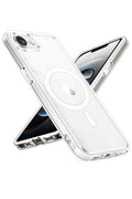 Apple iPhone 16E Uyumlu Kılıf Magneticsafe Şeffaf Silikon - Şeffaf
