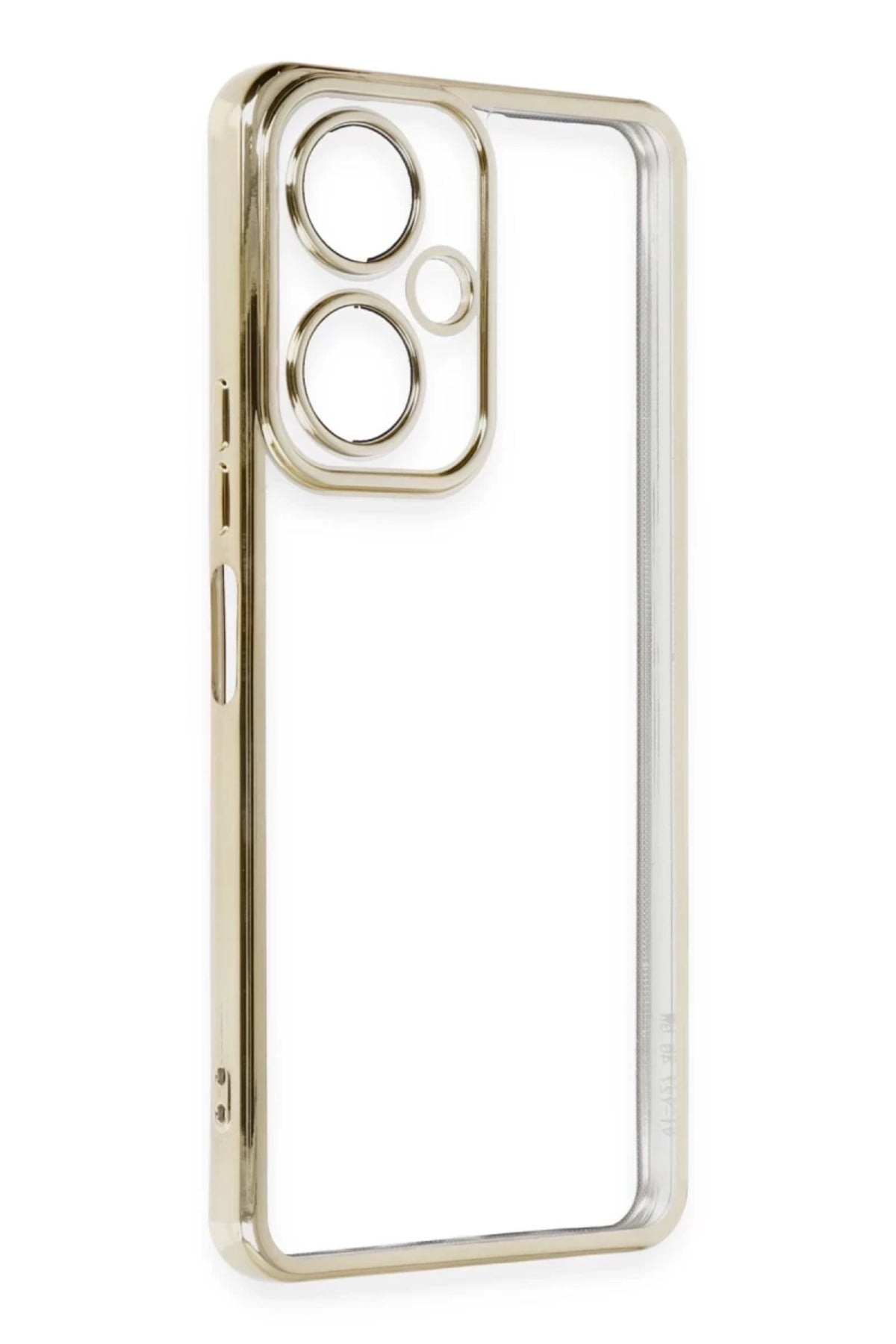 Vivo Y27 Uyumlu Kılıf Lensli Silikon - Gold