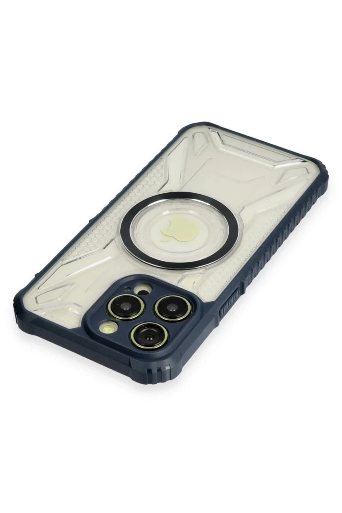 Apple iPhone 12 Pro Uyumlu Kılıf Prag Magneticsafe Kapak - Lacivert