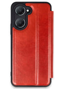 Vivo Y18 Uyumlu Kılıf Flip Cover - Kırmızı