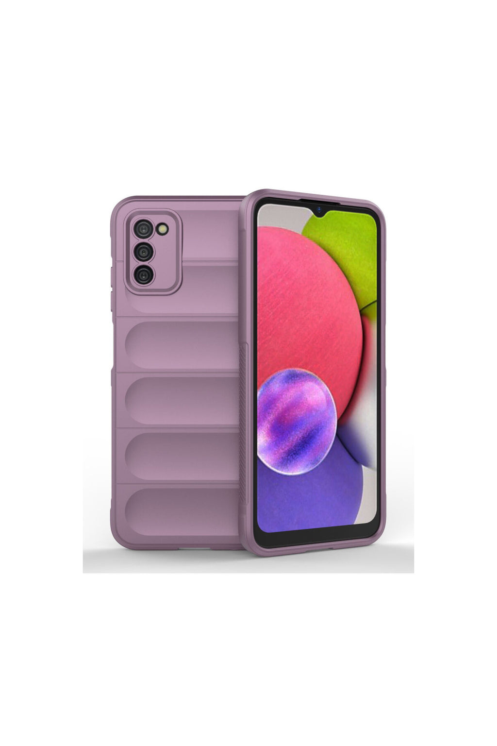 Samsung Galaxy A03S Uyumlu Kılıf Optimum Silikon - Mor