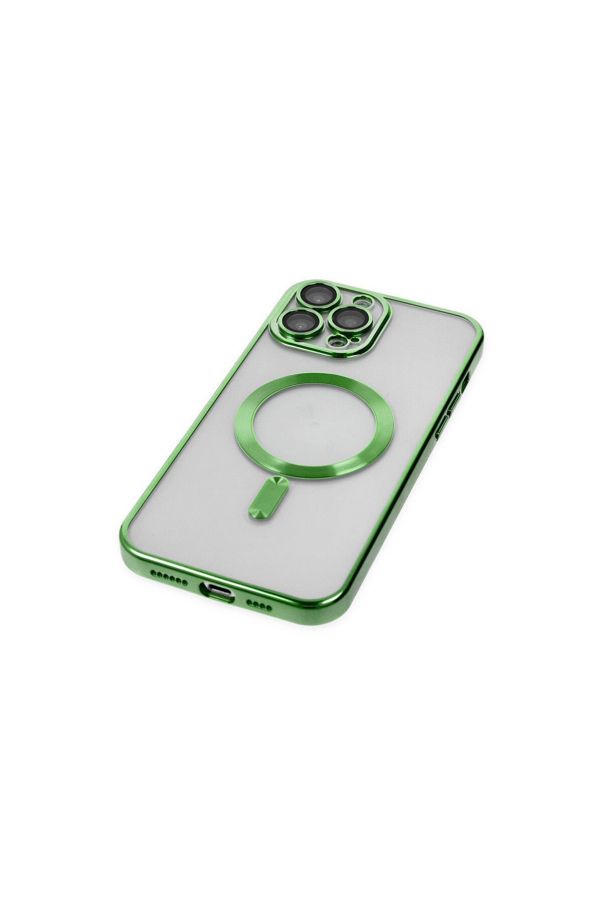 Apple iPhone 14 Pro Uyumlu Kılıf Kross Magneticsafe Kapak - Koyu Yeşil