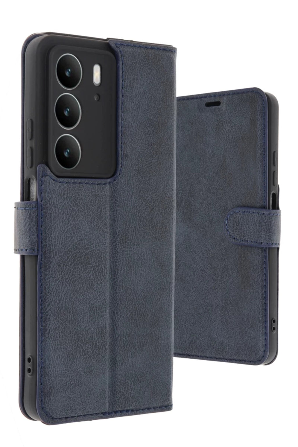 Realme C75 4G Uyumlu Trend S Plus Kapaklı Kılıf - Lacivert