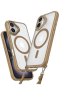 Apple iPhone 16 Plus Uyumlu Kılıf Enka Magsafe Silikon Kılıf - Desert