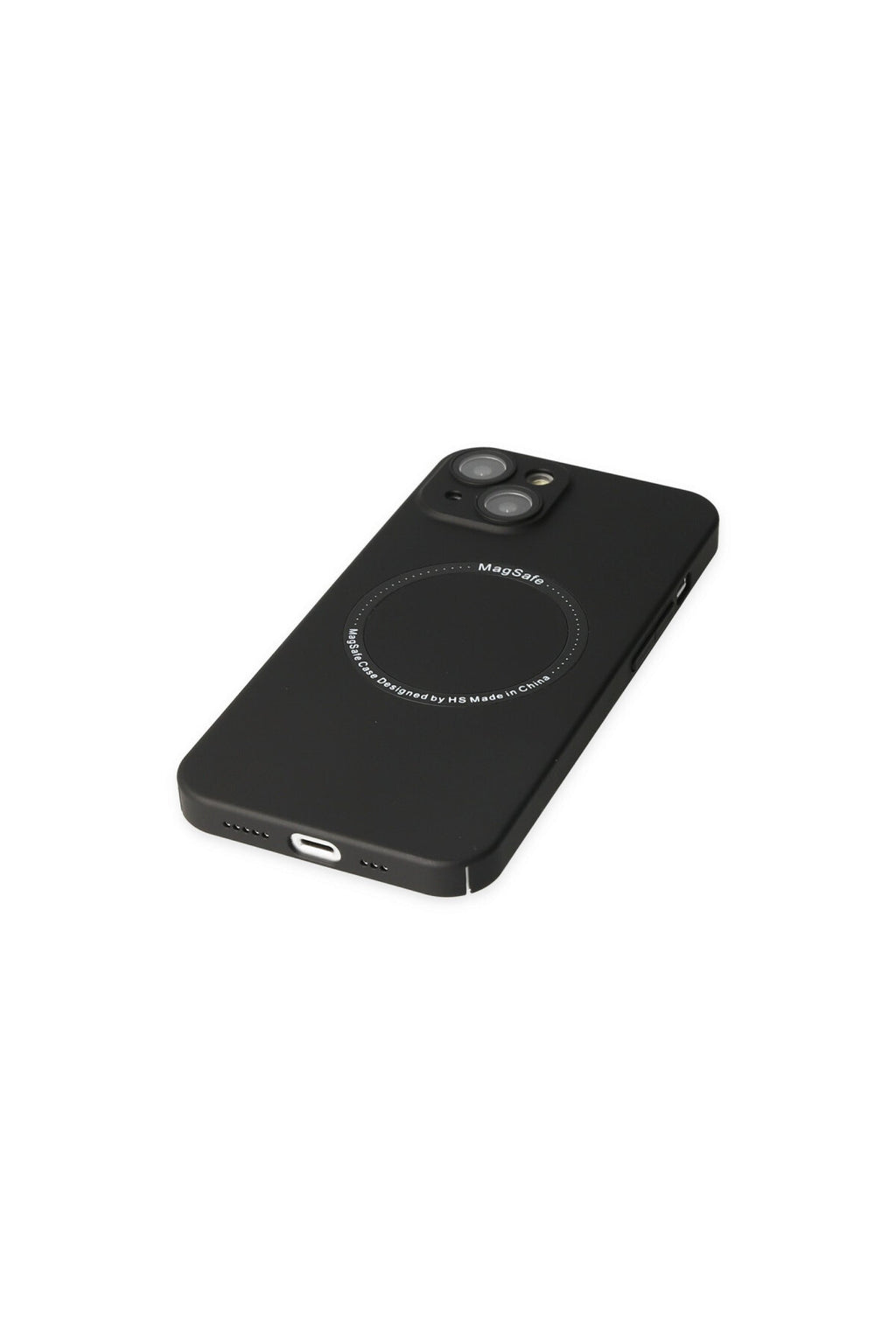 Apple iPhone 14 Plus Uyumlu Kılıf Jack Magneticsafe Lens Silikon - Siyah
