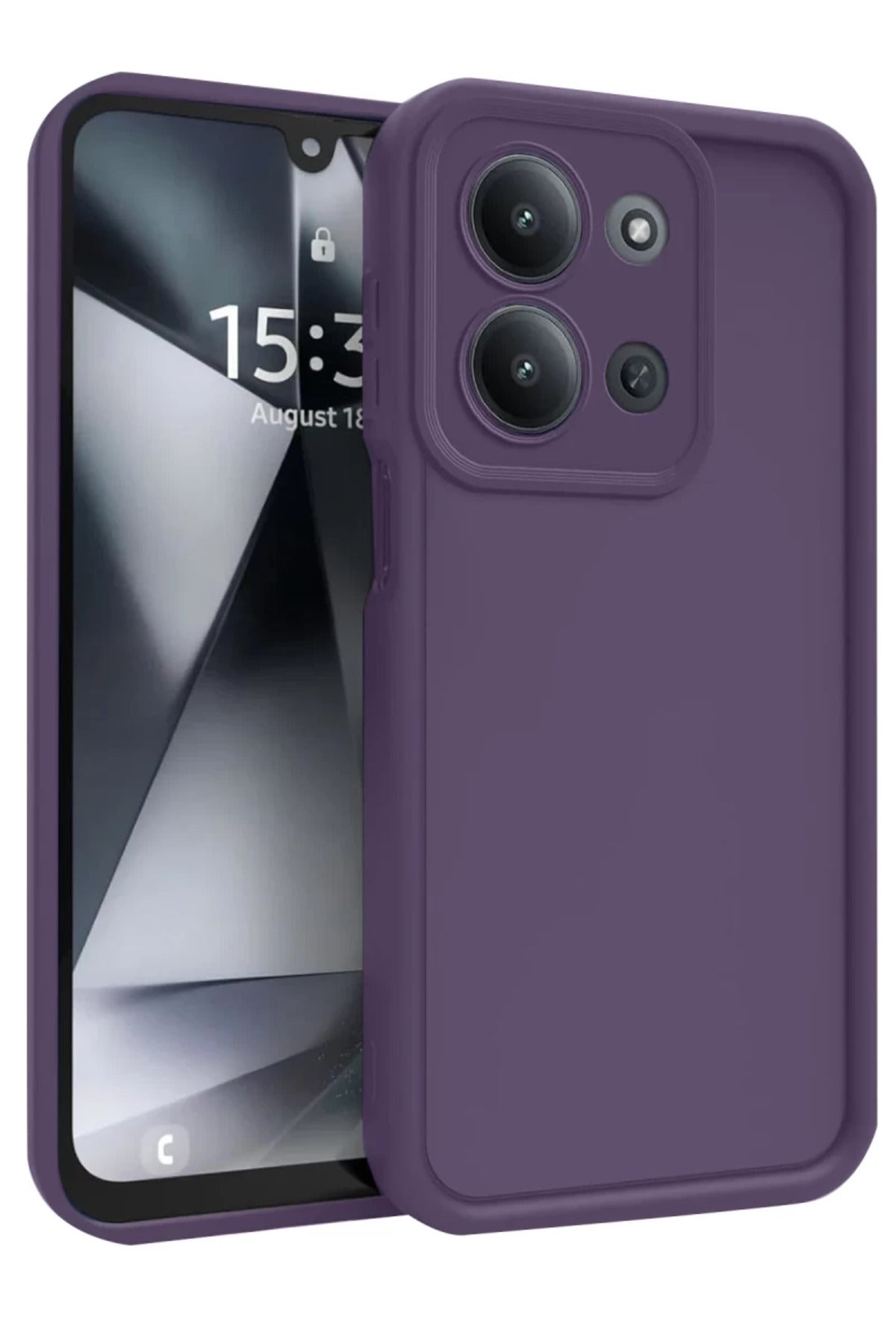 Xiaomi Redmi 15C 4G Uyumlu Viera Silikon - Mürdüm