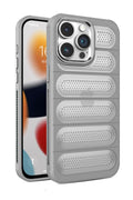 Apple iPhone 15 Pro Max Uyumlu Kılıf Airmax Silikon Kapak - Titan Gri
