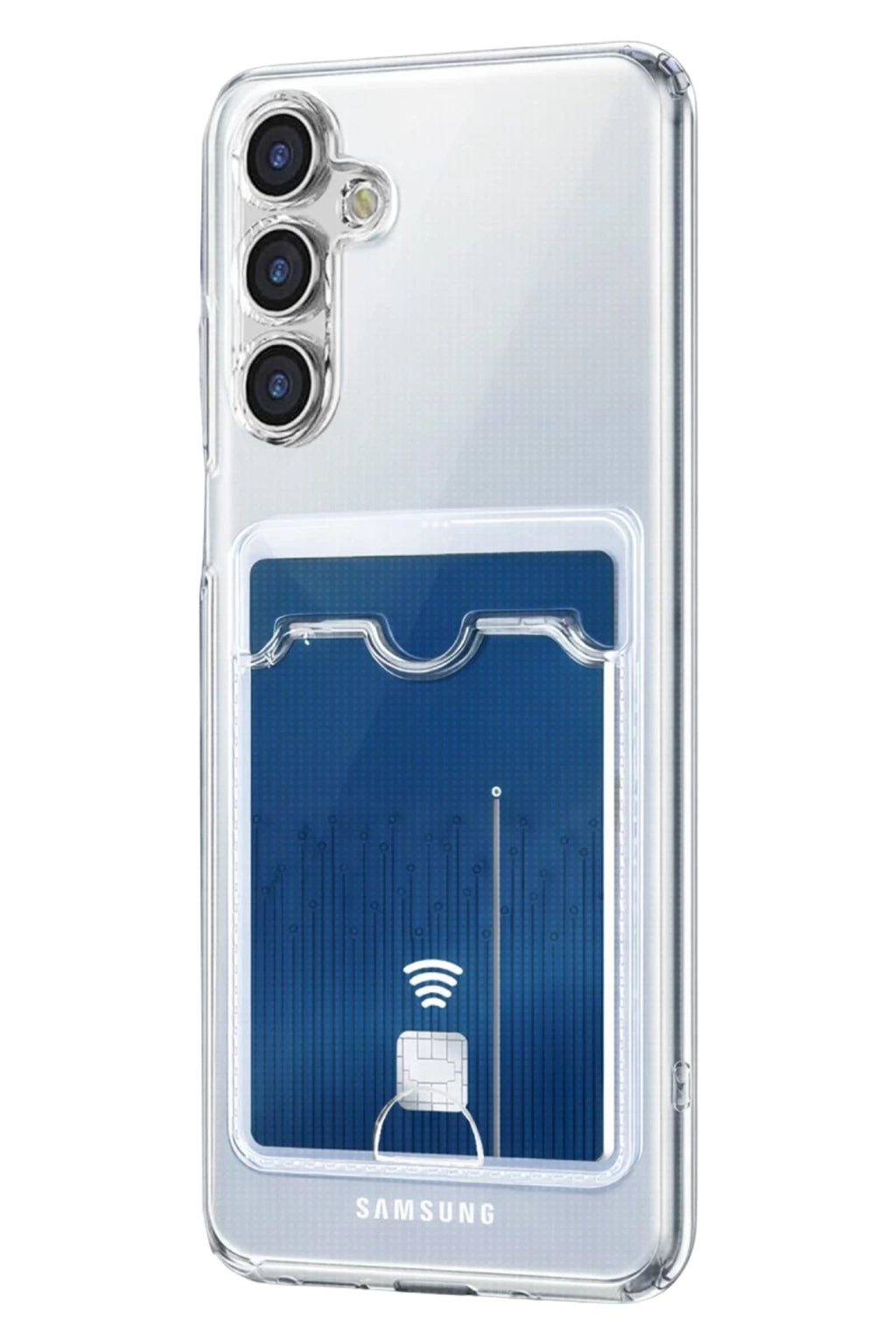 Samsung Galaxy A57 5G Uyumlu Kart Şeffaf Silikon - Şeffaf