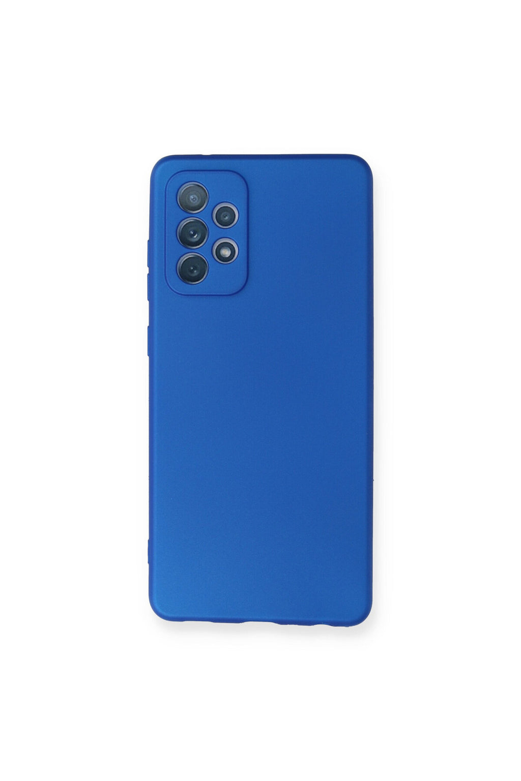 Samsung Galaxy A72 Uyumlu Kılıf First Silikon - Mavi