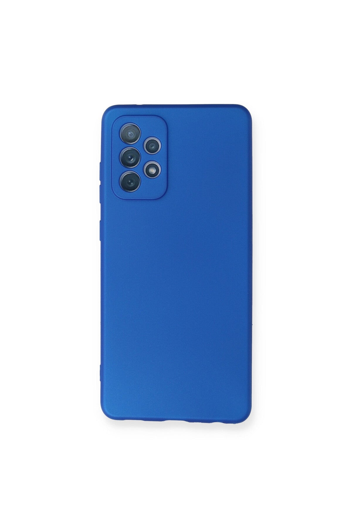 Samsung Galaxy A72 Uyumlu Kılıf First Silikon - Mavi