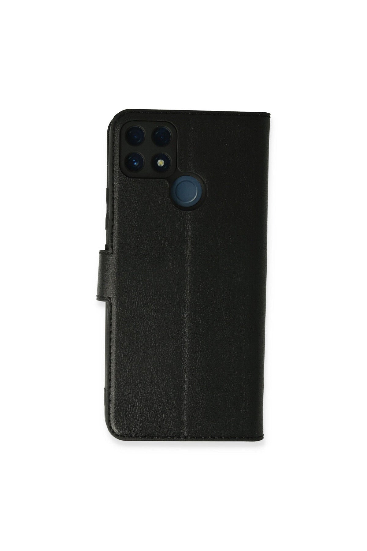 Realme C25 Uyumlu Kılıf Trend S Plus Kapaklı Kılıf - Siyah