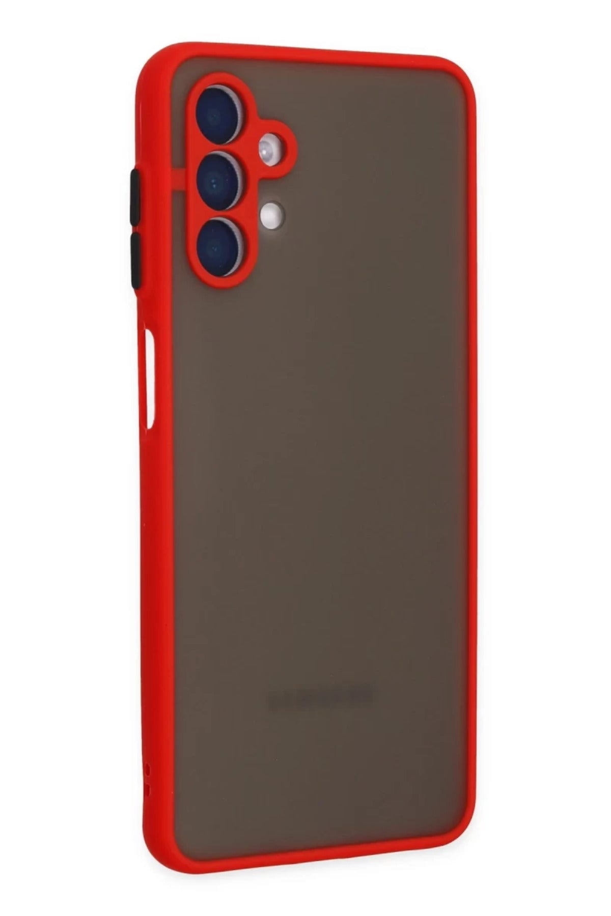 Samsung Galaxy A04S Uyumlu Kılıf Montreal Silikon Kapak - Kırmızı