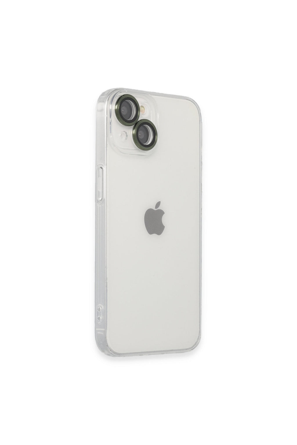 Apple iPhone 14 Uyumlu Kılıf Luko Lens Silikon - Yeşil
