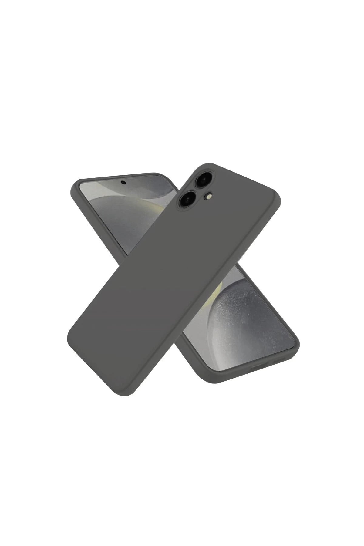 Samsung Galaxy A06 Uyumlu Kılıf First Silikon - Gri