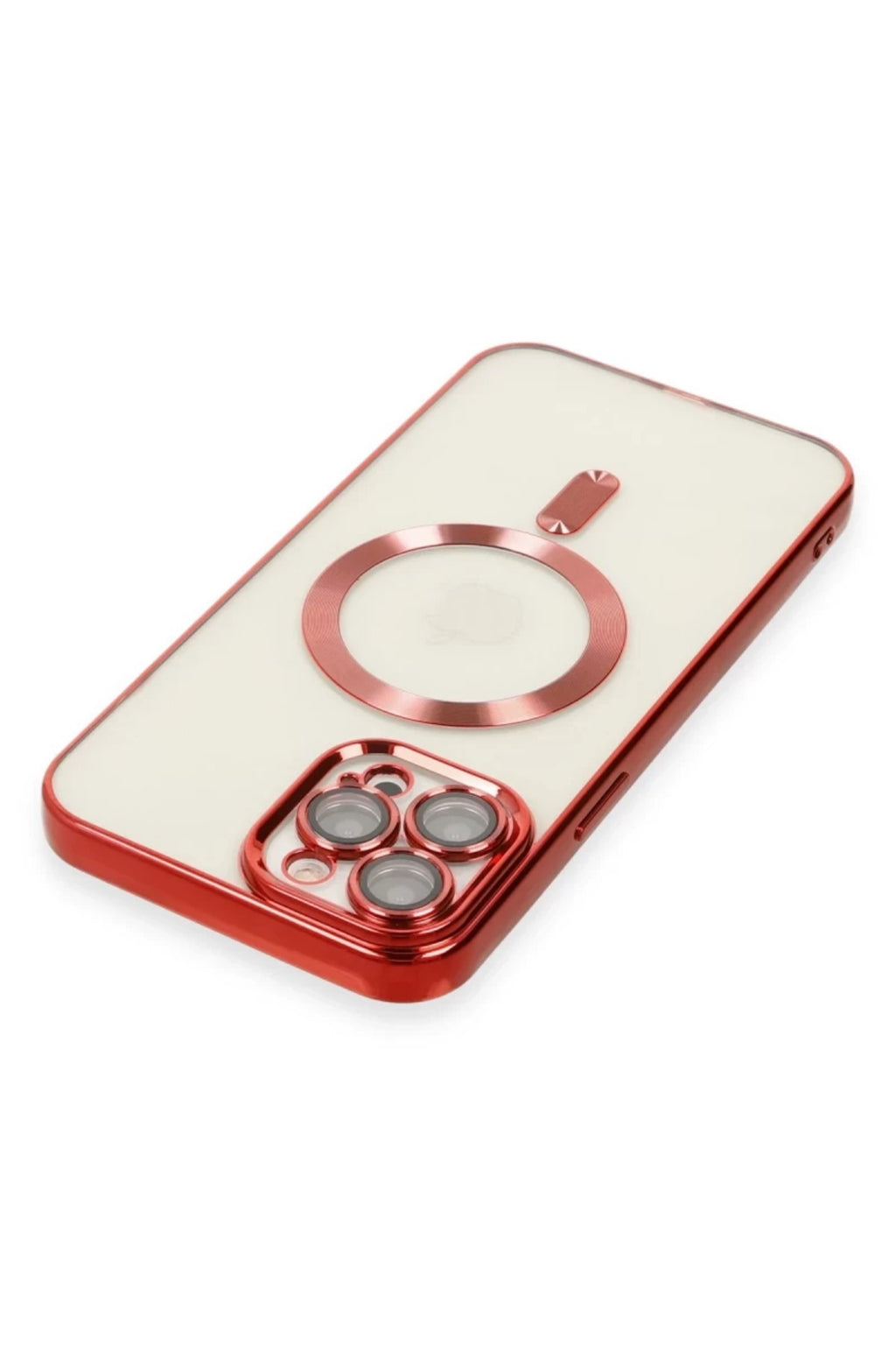 Apple iPhone 12 Pro Max Uyumlu Kılıf Kross Magneticsafe Kapak - Kırmızı