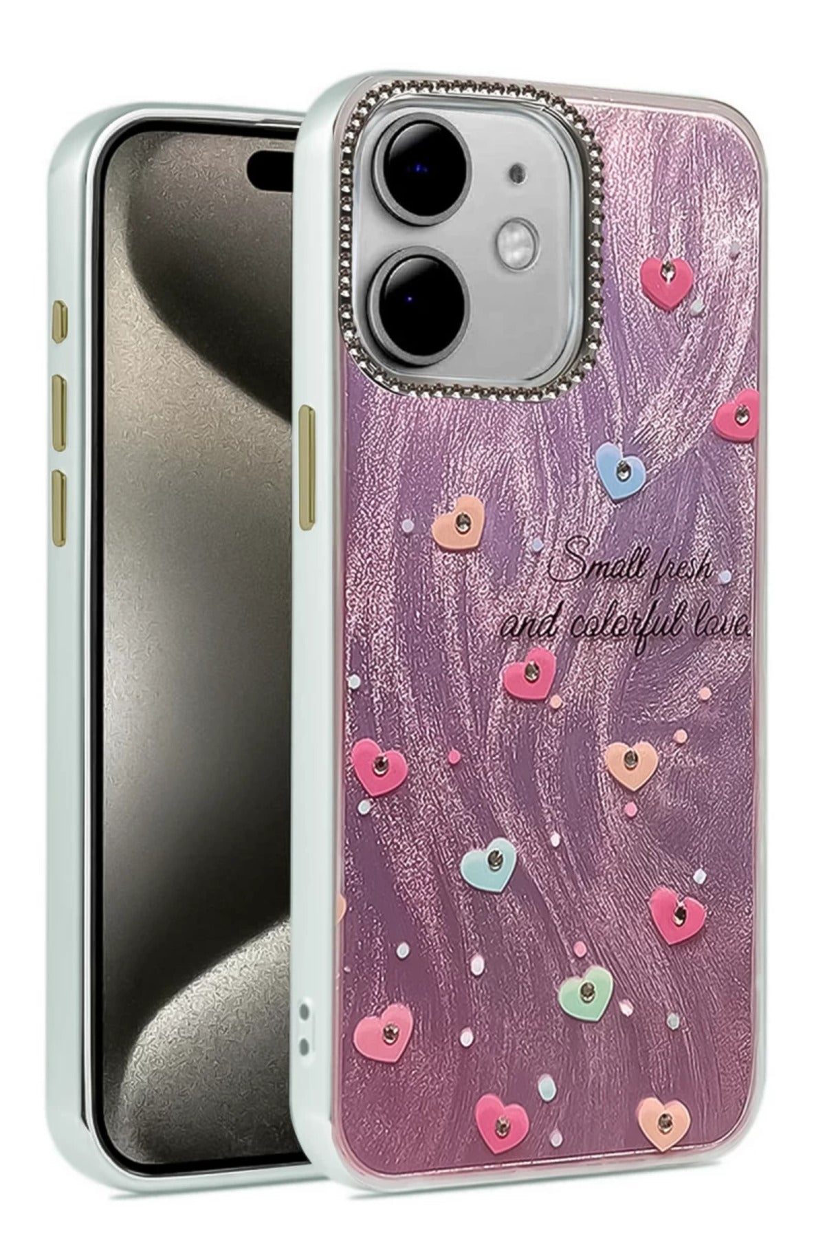 Apple iPhone 11 Uyumlu Kılıf Blade Aynalı Desenli Kapak - Desen 8
