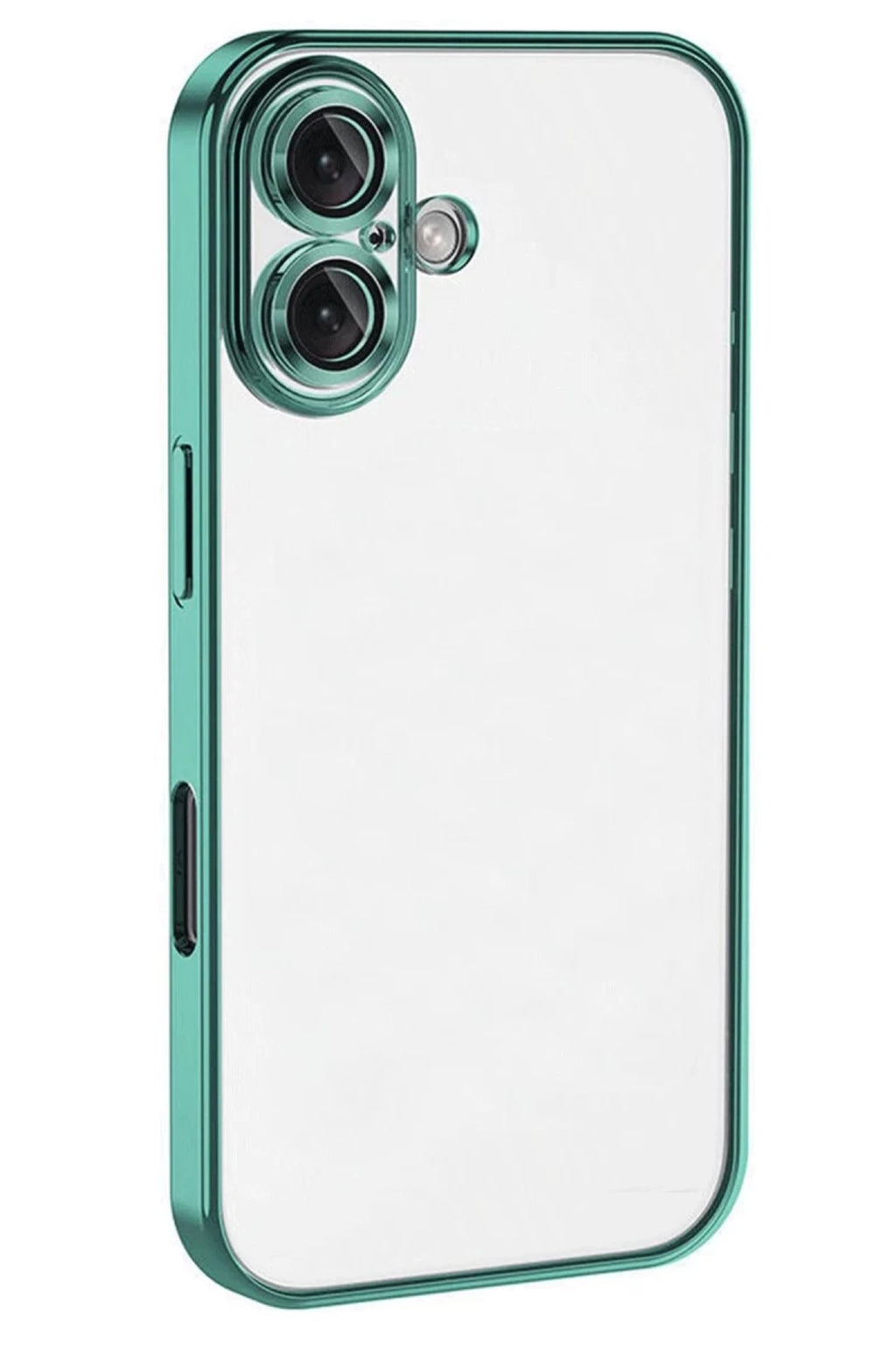 Apple iPhone 16 Plus Uyumlu Kılıf Lensli Silikon - Turkuaz