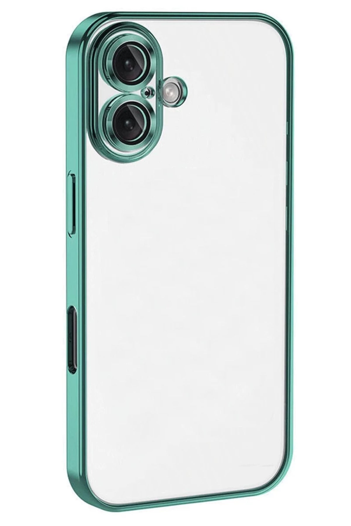 Apple iPhone 16 Plus Uyumlu Kılıf Lensli Silikon - Turkuaz