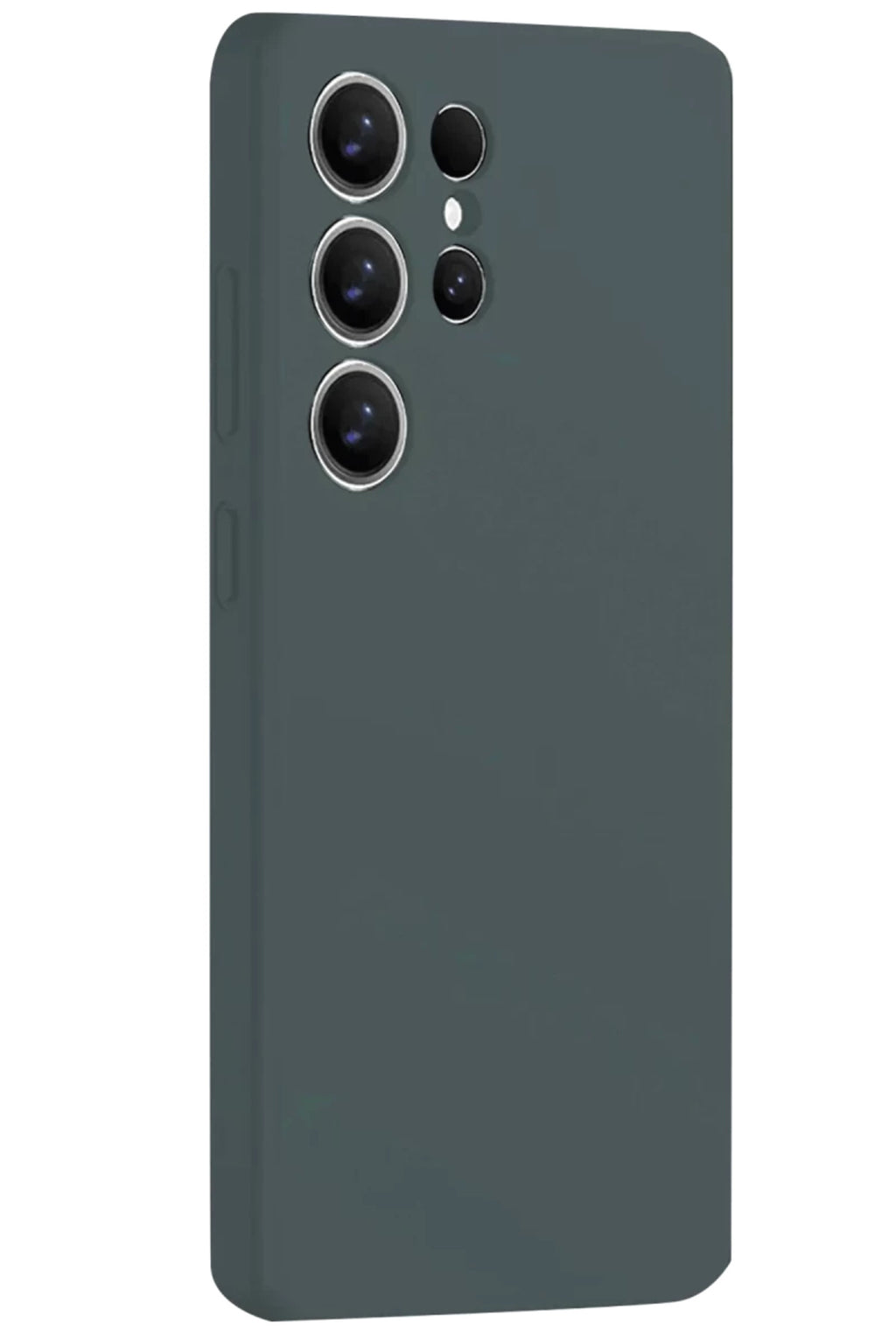 Samsung Galaxy S25 Ultra Uyumlu Kılıf Nano içi Kadife Silikon - Koyu Yeşil