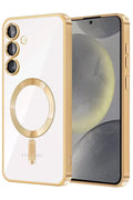 Samsung Galaxy A17 5G Uyumlu Kross Magneticsafe Kapak - Gold