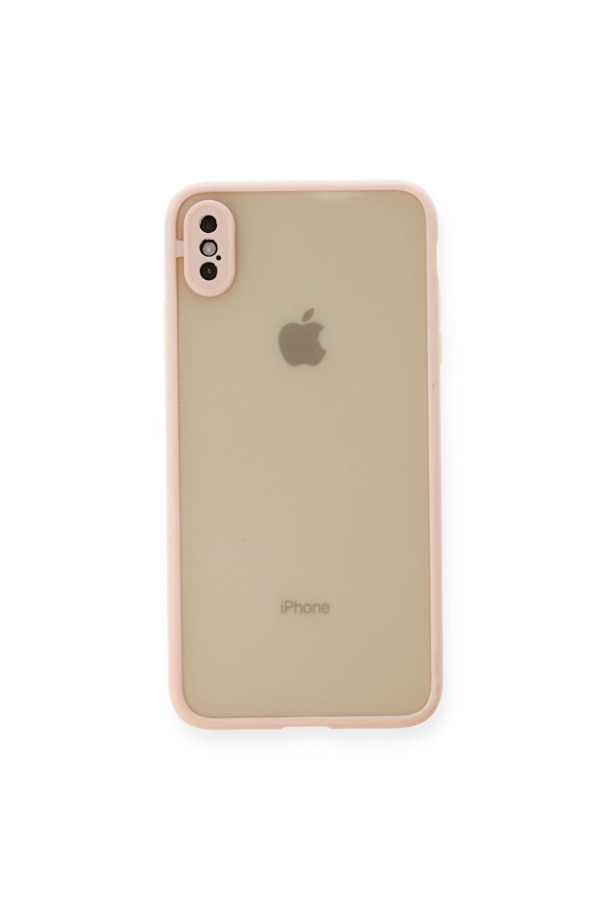 Apple iPhone XS Max Uyumlu Kılıf Montreal Silikon Kapak - Pembe