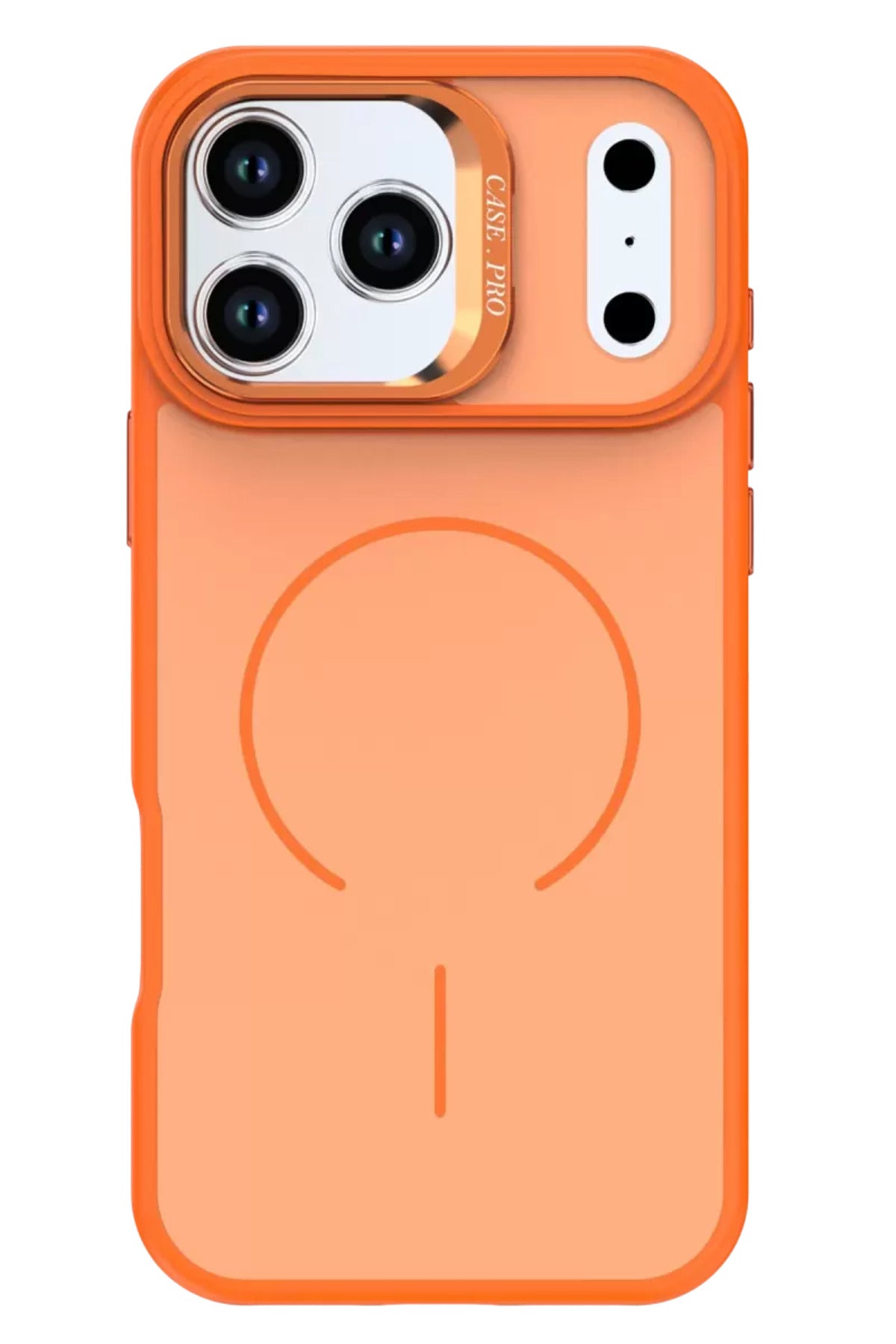 Joko Apple iPhone 17 Pro Max Uyumlu Flexa Magsafe Kapak - Turuncu