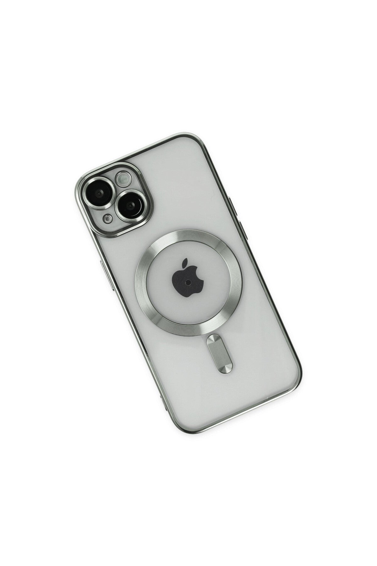 Apple iPhone 14 Uyumlu Kılıf Kross Magneticsafe Kapak - Gümüş