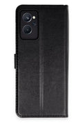 Realme 9i 4G Uyumlu Trend S Plus Kapaklı Kılıf - Siyah
