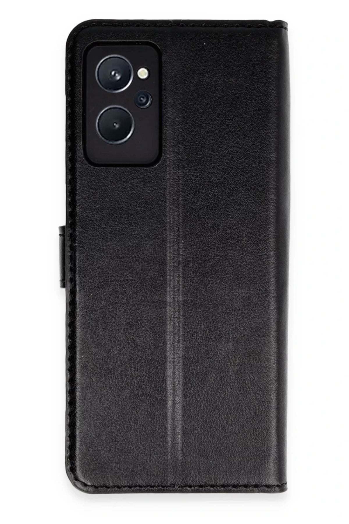 Realme 9i 4G Uyumlu Trend S Plus Kapaklı Kılıf - Siyah