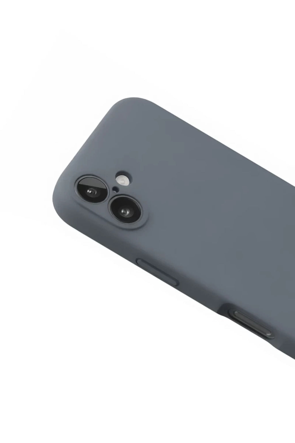 Apple iPhone 16 Plus Uyumlu Kılıf Nano içi Kadife Silikon - Gri