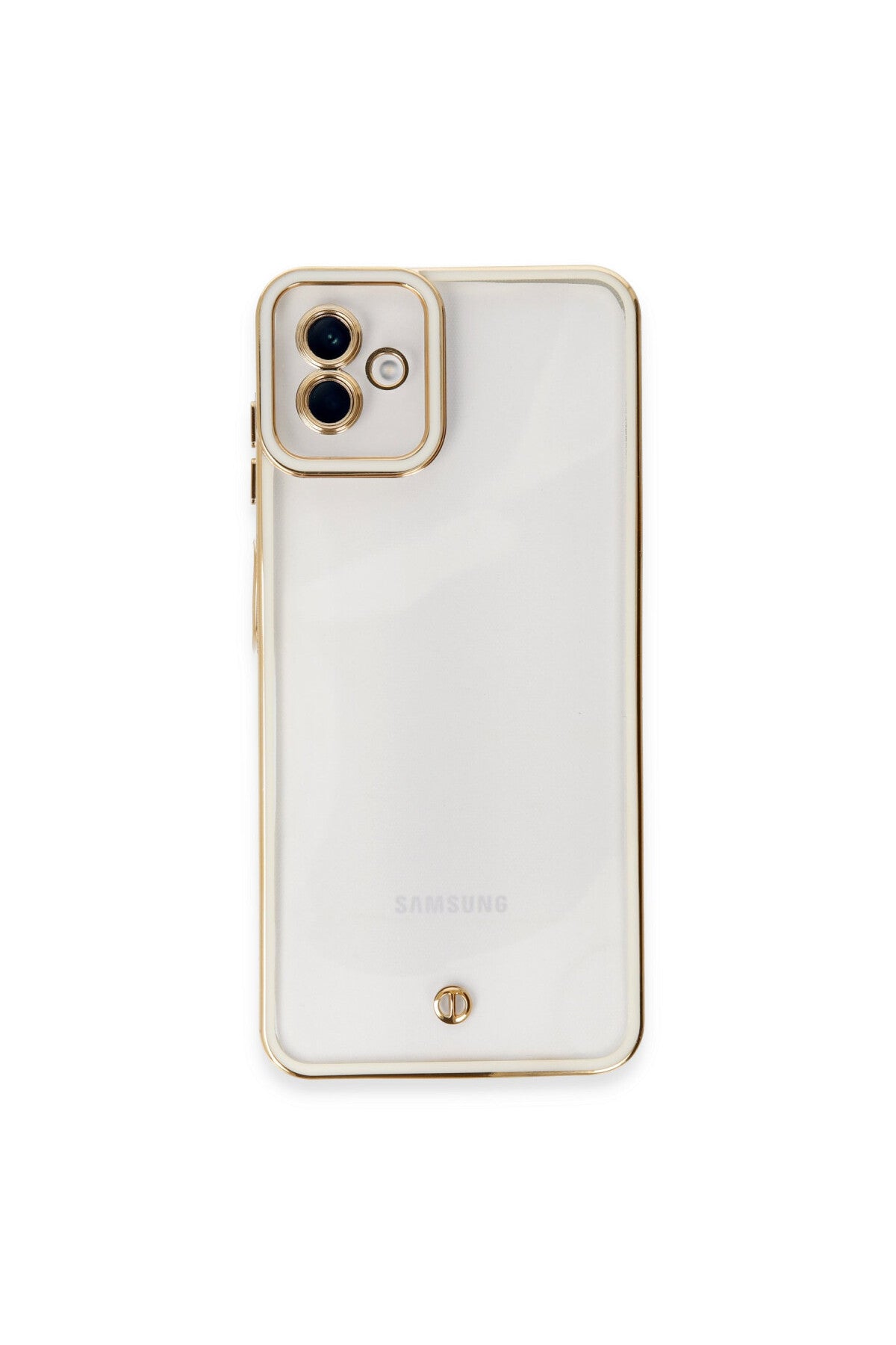 Samsung Galaxy A04 Uyumlu Kılıf Liva Lens Silikon - Beyaz