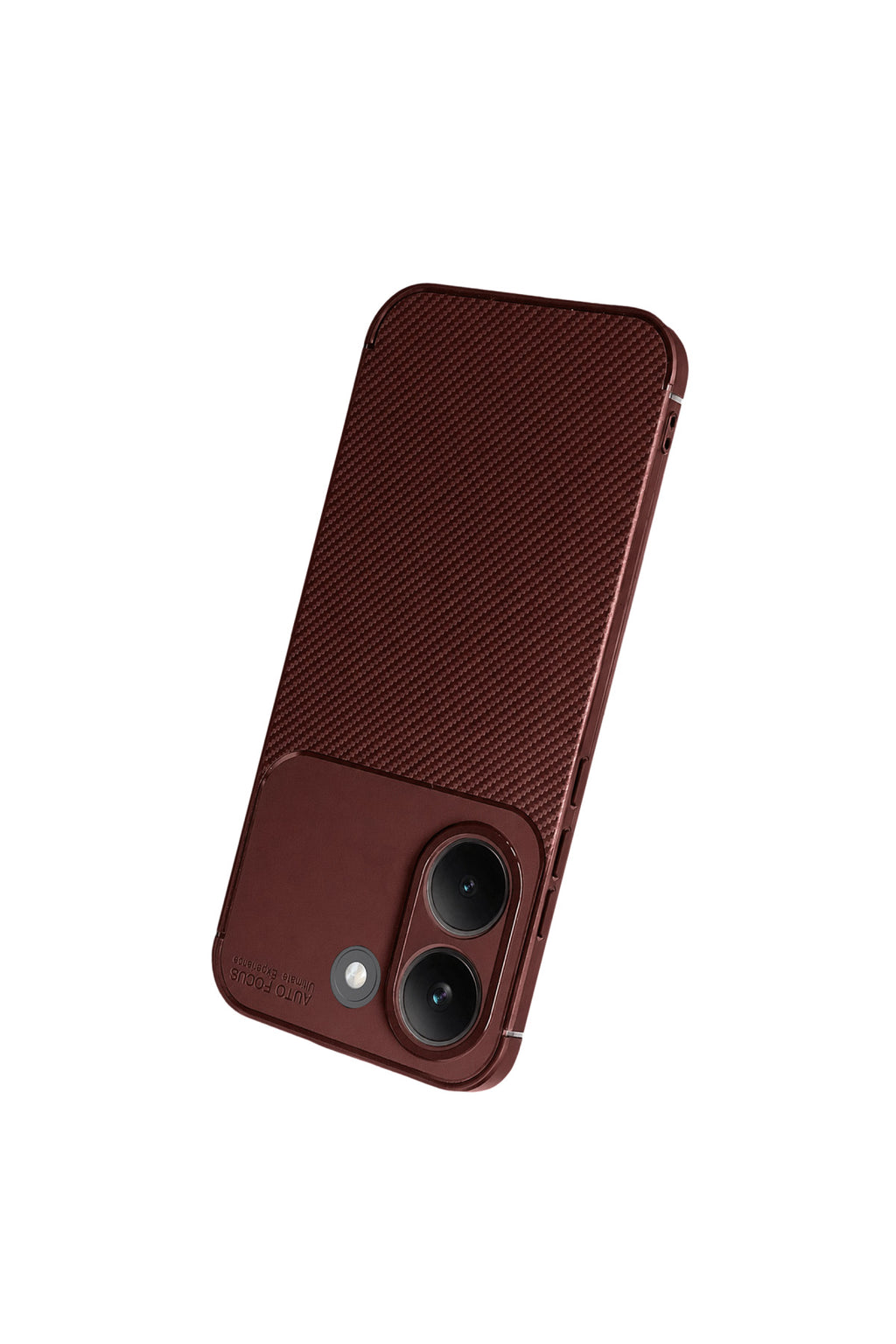 Xiaomi Poco X8 Pro Uyumlu Auto Focus Karbon Kapak - Bordo