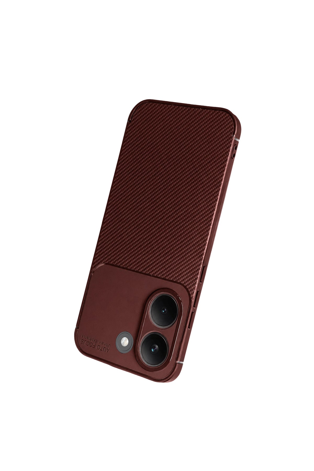 Xiaomi Poco X8 Pro Uyumlu Auto Focus Karbon Kapak - Bordo
