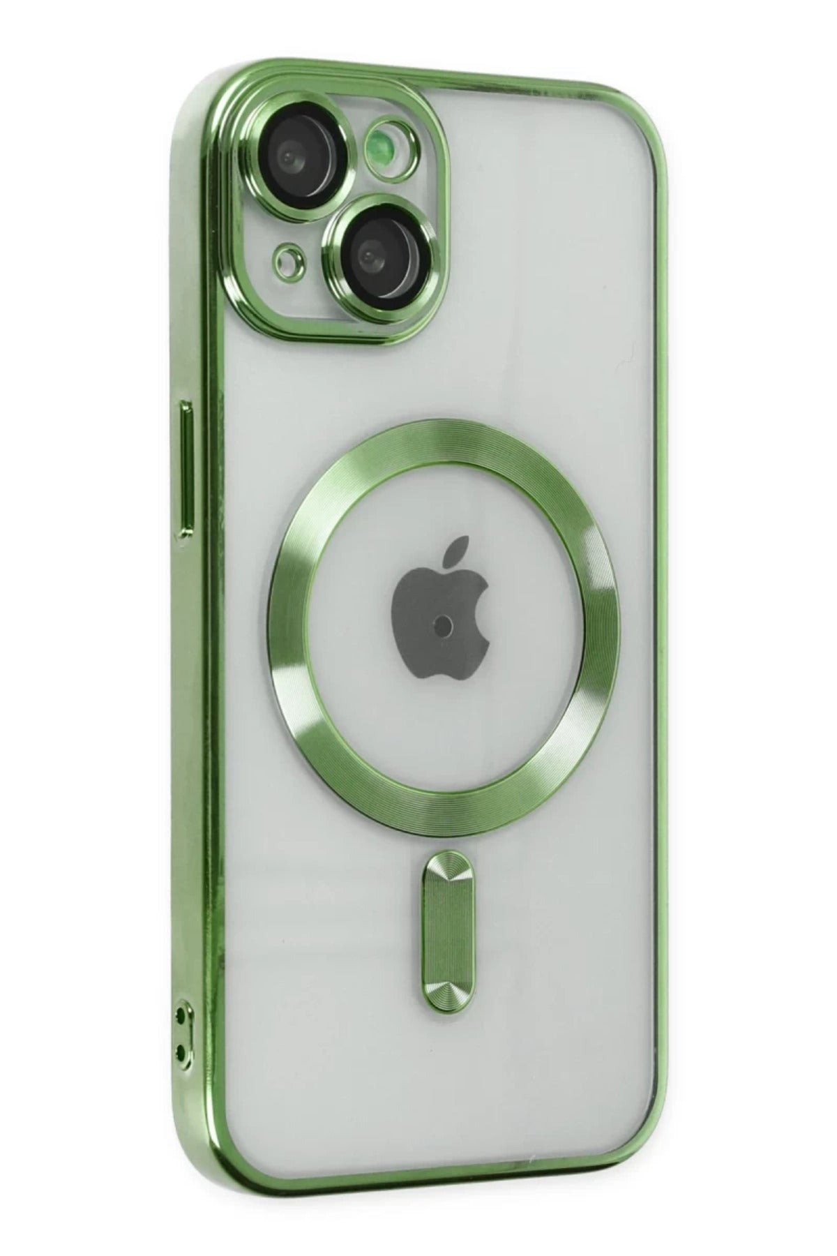 Apple iPhone 14 Uyumlu Kılıf Kross Magneticsafe Kapak - Koyu Yeşil