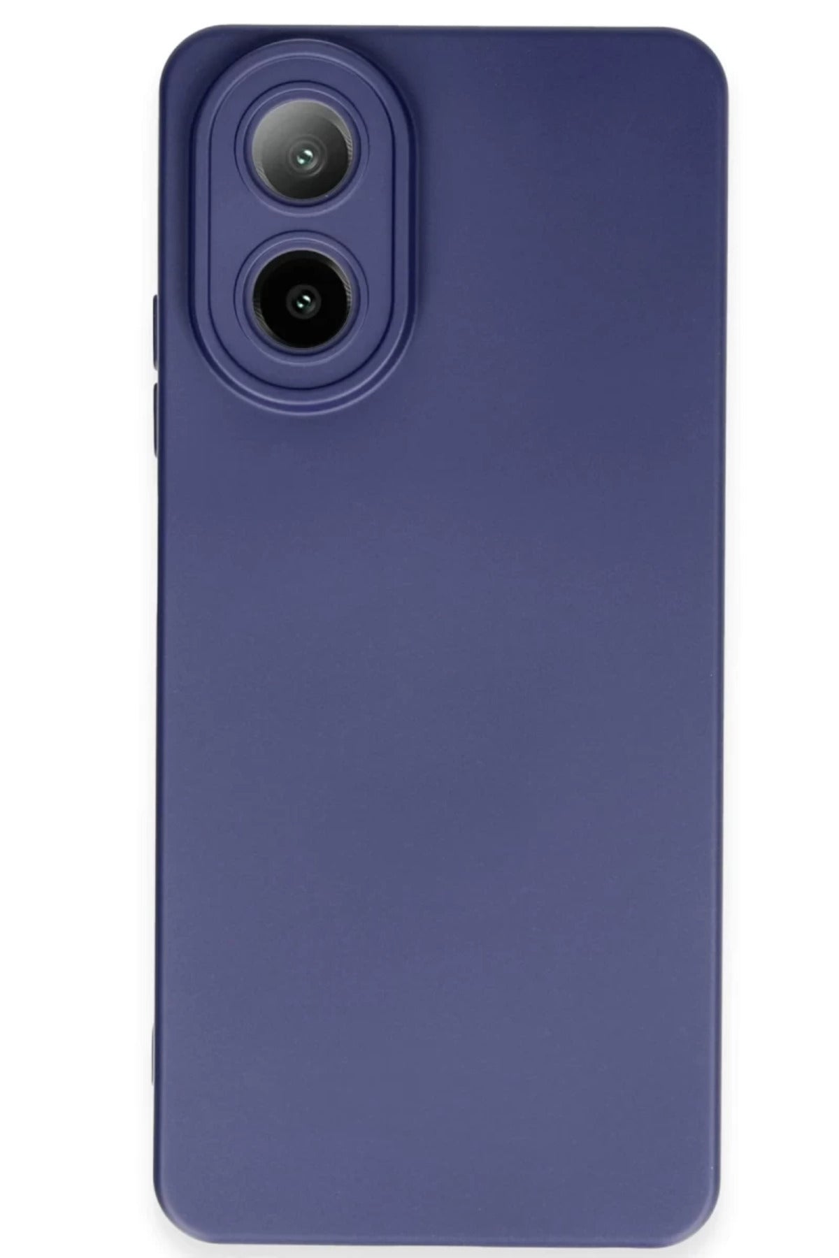 Oppo A38 Uyumlu Kılıf Nano içi Kadife Silikon - Lacivert