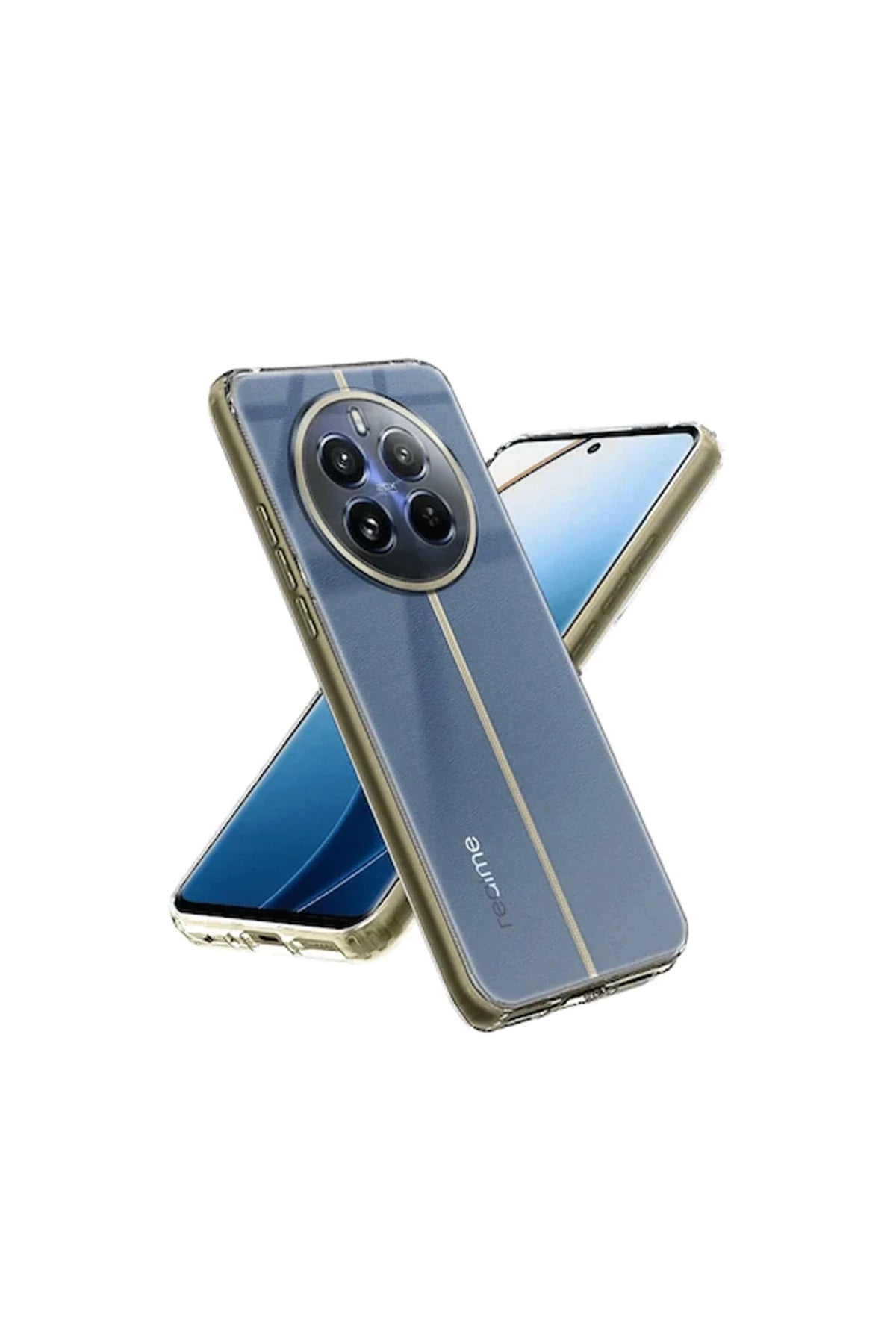 Realme 12 5G Uyumlu Kılıf Lüx Şeffaf Silikon