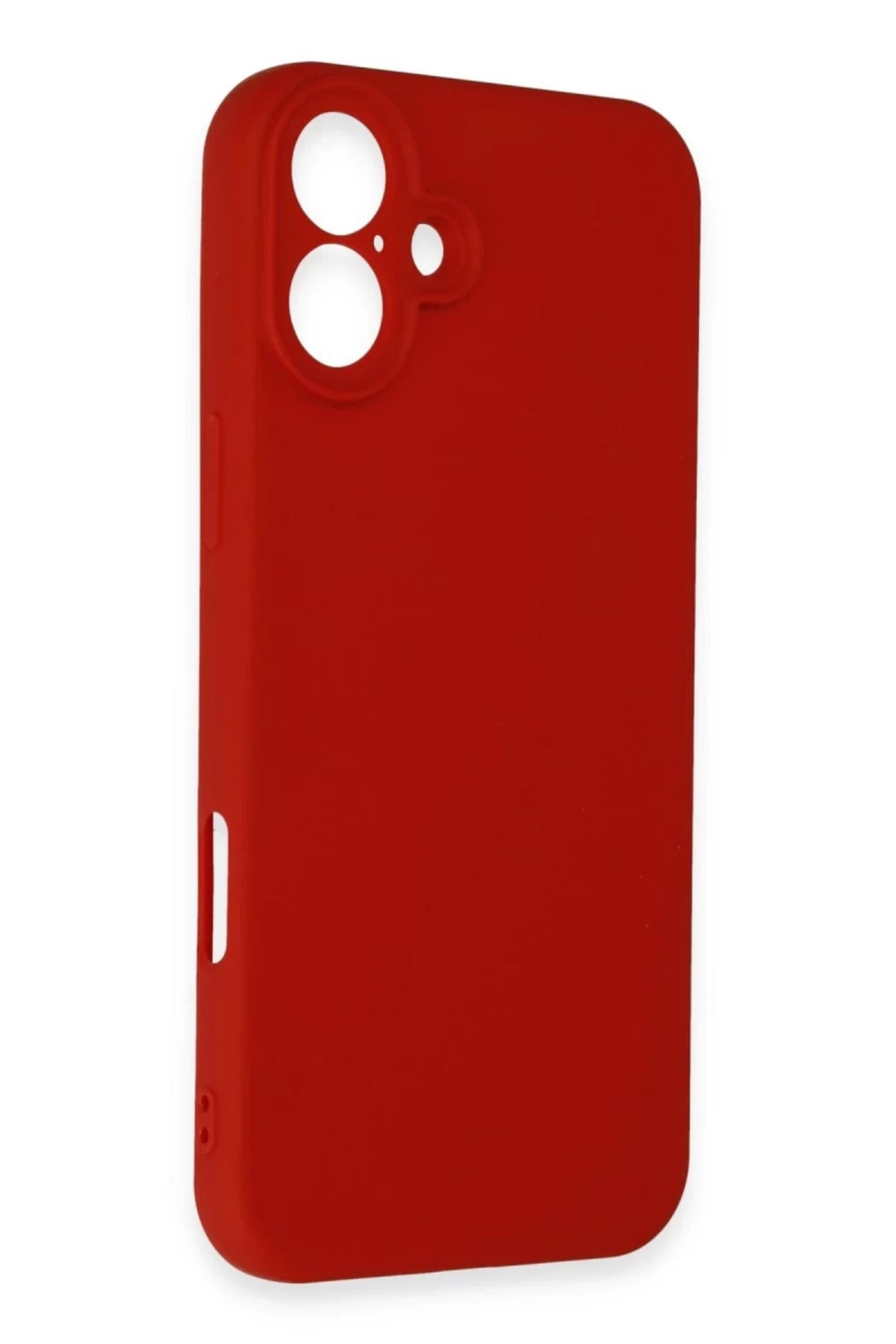 Apple iPhone 16 Plus Uyumlu Kılıf First Silikon - Kırmızı