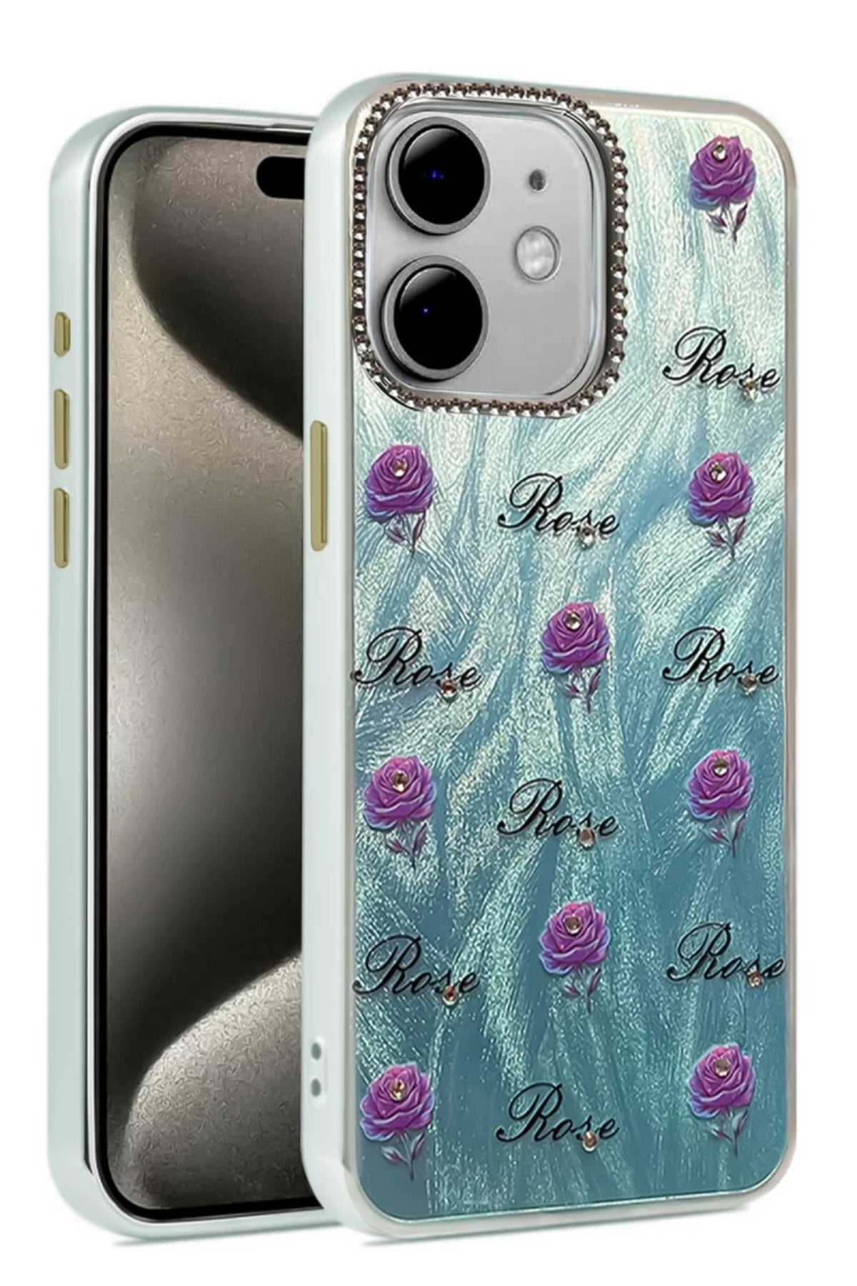 Apple iPhone 11 Uyumlu Kılıf Blade Aynalı Desenli Kapak - Desen 9